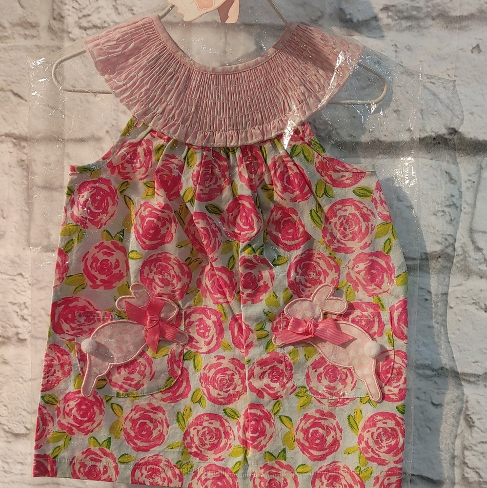 Mud Pie Bunny Dress 12-18 mos